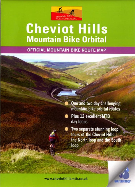 Cheviot Hills Mountain Bike Orbital Map: Waterproof Route Map cover image