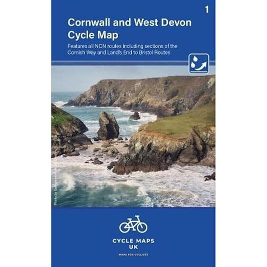 Cornwall & South Devon Cycle Map 1 (Cycle Maps UK) cover image