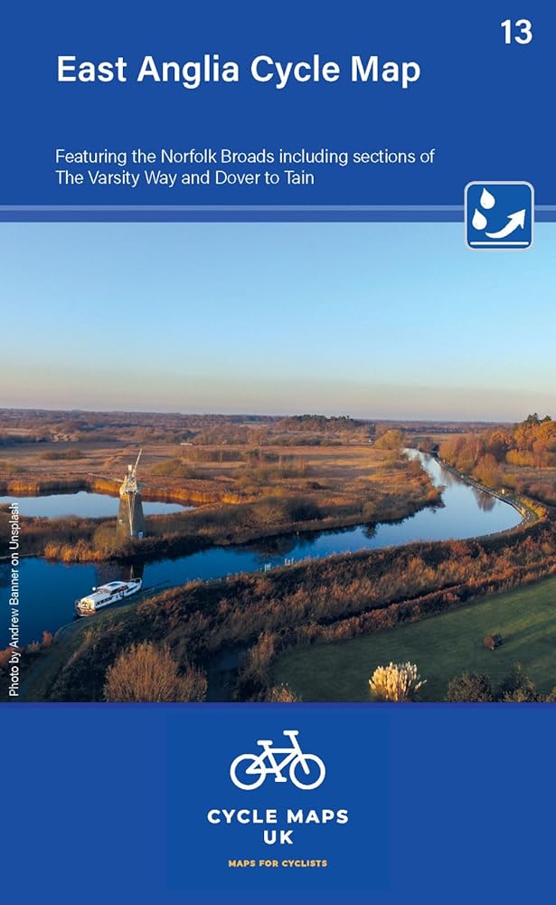 East Anglia Cycle Map 13: Including sections of The Varsity Way and Dover to Tain cover image