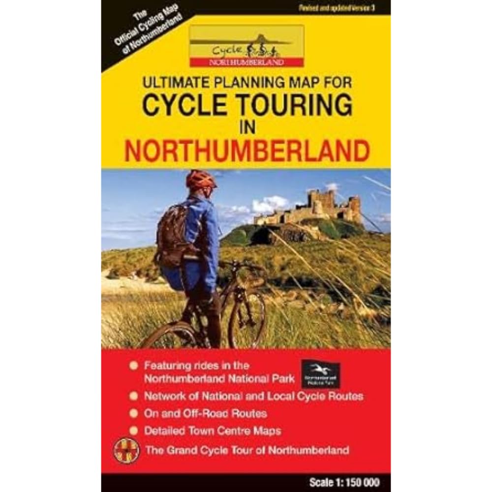 Cycle Touring Map of Northumberland - REV.3 cover image