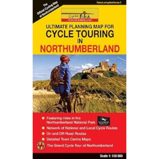 Cycle Touring Map of Northumberland - REV.3 cover image